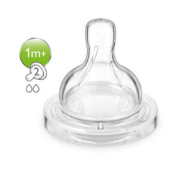 Avent 2 Tetinas Anti-Colic Flujo Lento